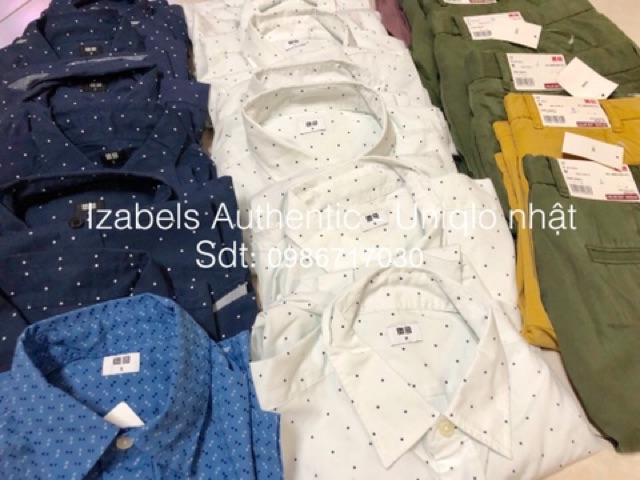 Áo sơmi nam Uniqlo authentic