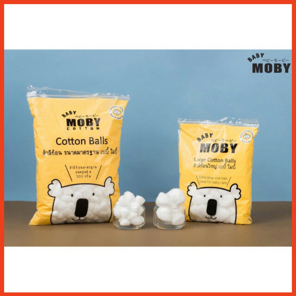 Bông miếng Moby bịch 100 miếng