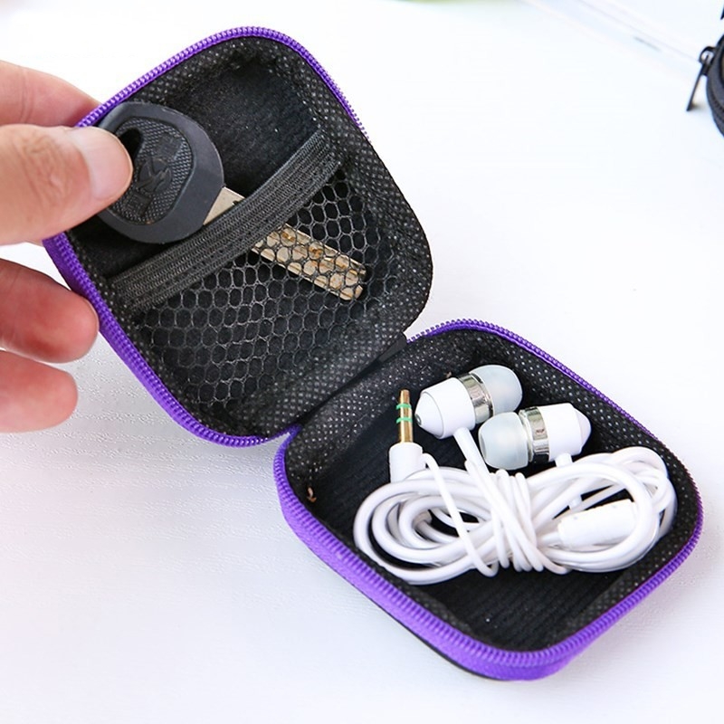 Hộp đựng tai nghe/cáp sạc 3 lớp tiện dụng và chắc chắn