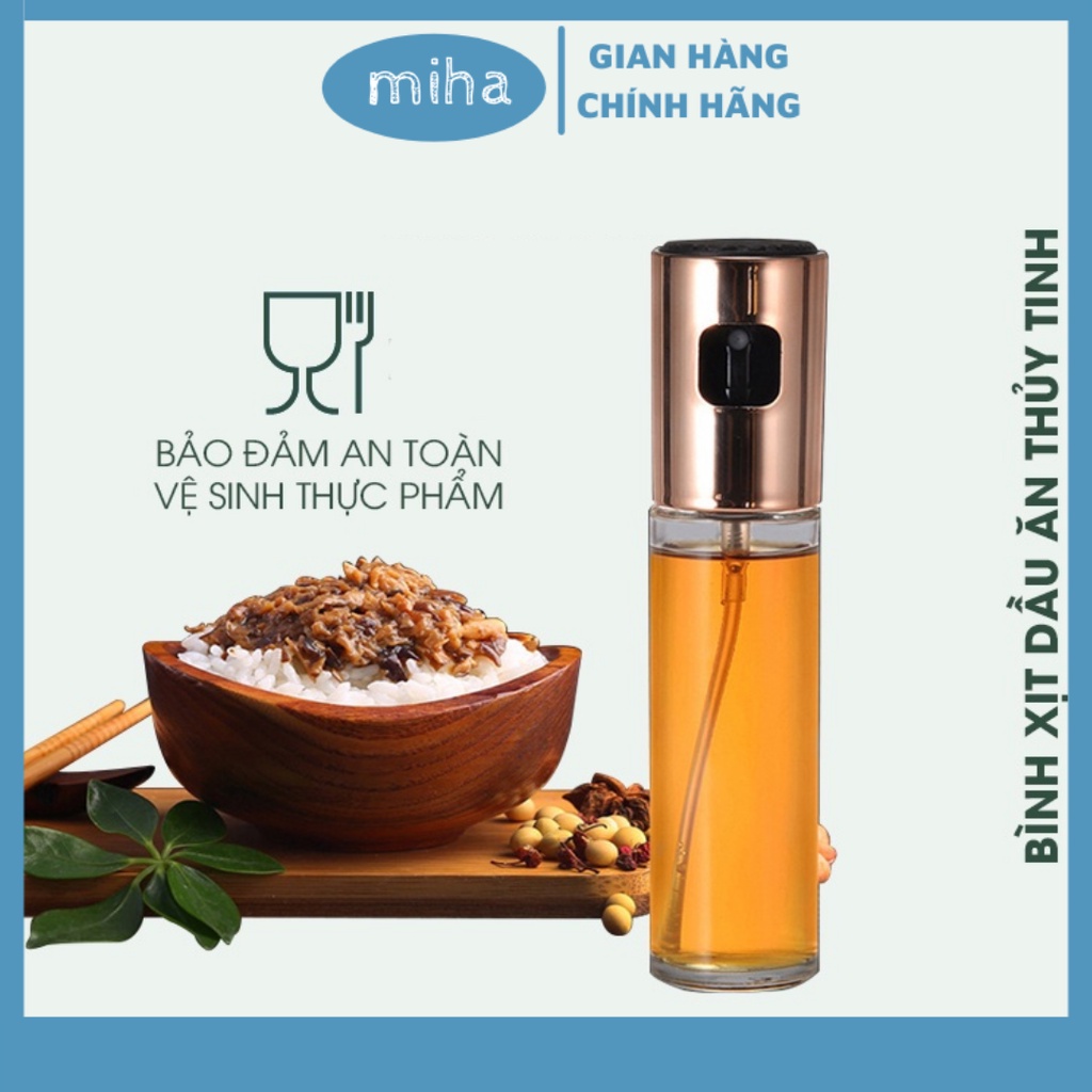 Bình xịt dầu ăn dạng phun sương cao cấp dung tích 100ml