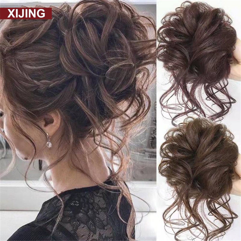 【COD】Búi Tóc Giả Hình Bạch Tuộc Xinh Xắn Dành Cho Nữ