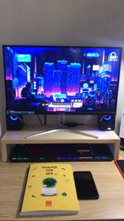 Kệ gỗ để màn hình máy tính,laptop