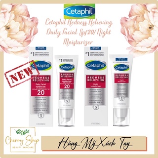 [NEW] Kem dưỡng ẩm ban ngày và đêm cho da nhạy cảm và mẫn đỏ Cetaphil Redness Relieving Daily Facical (50ml)