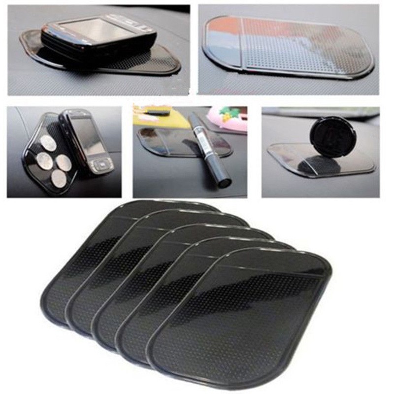 Tấm đệm gel chống trượt kích thước 13*7cm trang trí bảng điều khiển xe ô tô tiện dụng