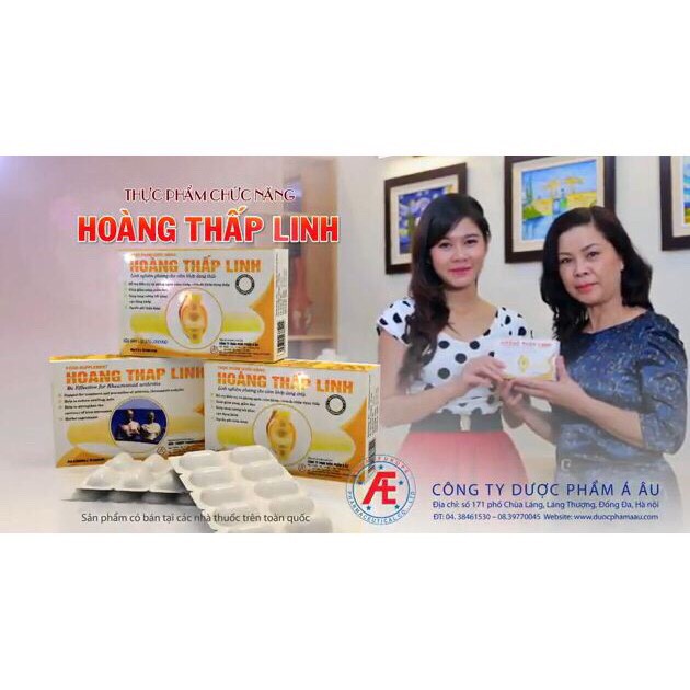 Hoàng Thấp Linh - Hỗ trợ và phòng ngừa viêm khớp, viên đa khớp dạng thấp (Hộp 30 viên)
