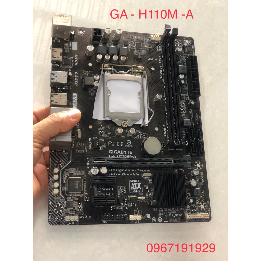 Mainboard GIGABYTE B75M, H81M, H110M. Hàng qua sử dụng, đã test kĩ.
