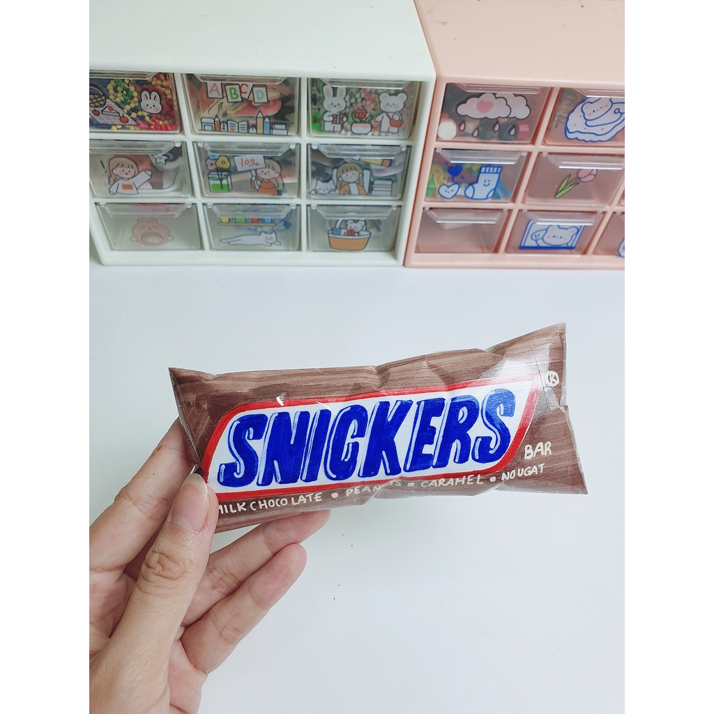 Squishy giấy handmade các mẫu tông màu Nâu hình dễ thương