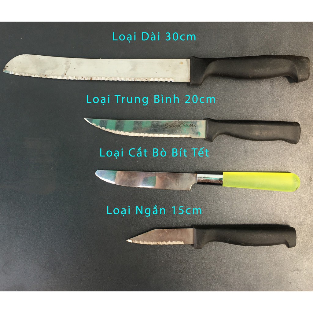 Dao Cắt Thịt Đông Lạnh, Gọt Trái Cây - Hàng Đài Loan - Đủ Size