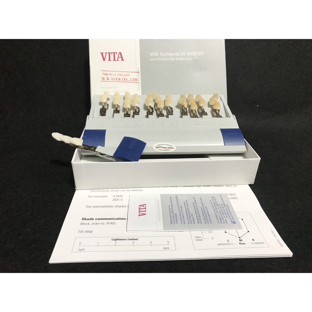 Bảng so màu Vita 3D (Vita Toothguide 3D Master) có mộc chính hãng