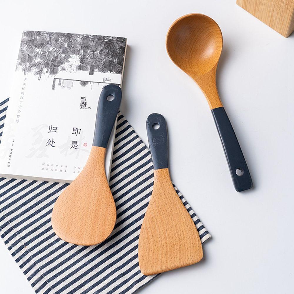 HARRIETT Vá Múc Cơm Bằng Gỗ Tự Nhiên Tiện Dụng Cho Nhà Bếp