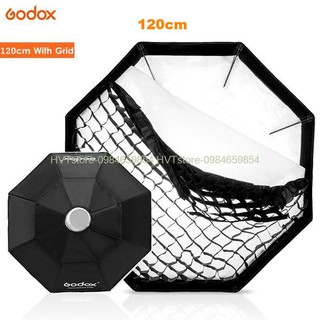 Godox sb-fw 120cm tản sáng bát giác 120cm kèm lưới tổ ong