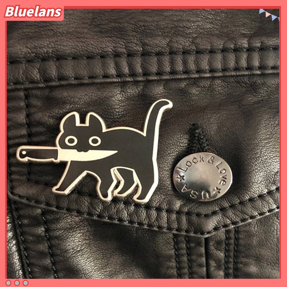 Huy Hiệu Cài Áo Hình Mèo Hoạt Hình Đáng Yêu