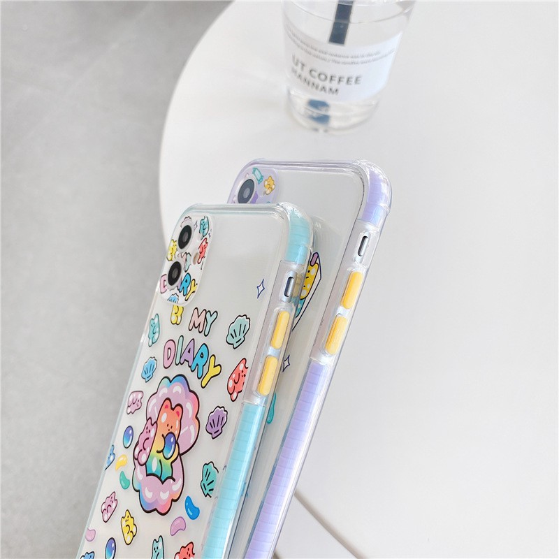 Ốp lưng iphone Chip Chip viền màu chống trượt 5/5s/6/6plus/6s/6splus/7/7plus/8/8plus/x/xr/xs/11/12/pro/max/plus/promax | BigBuy360 - bigbuy360.vn