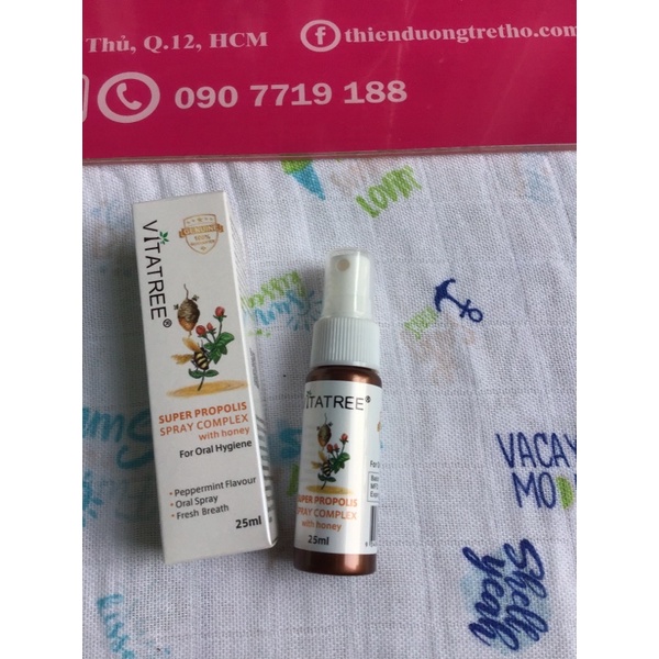 KEO ONG XỊT HỌNG VITATREE HÀNG ÚC