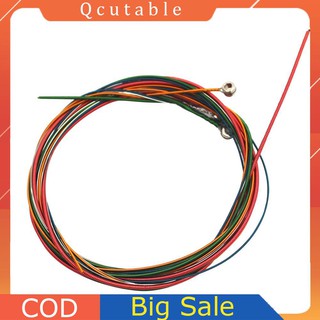 Set 6 Dây Đàn Guitar Nhiều Màu