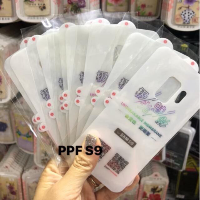 Miếng Dán dẻo PPF mặt lưng Galaxy S9 trong suốt
