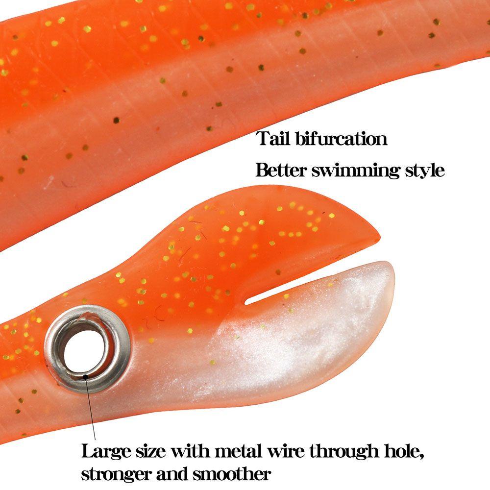 Set 5 Mồi Giả Nhử Cá Bằng Nhựa Gắn Kèm Móc Câu Tiện Dụng