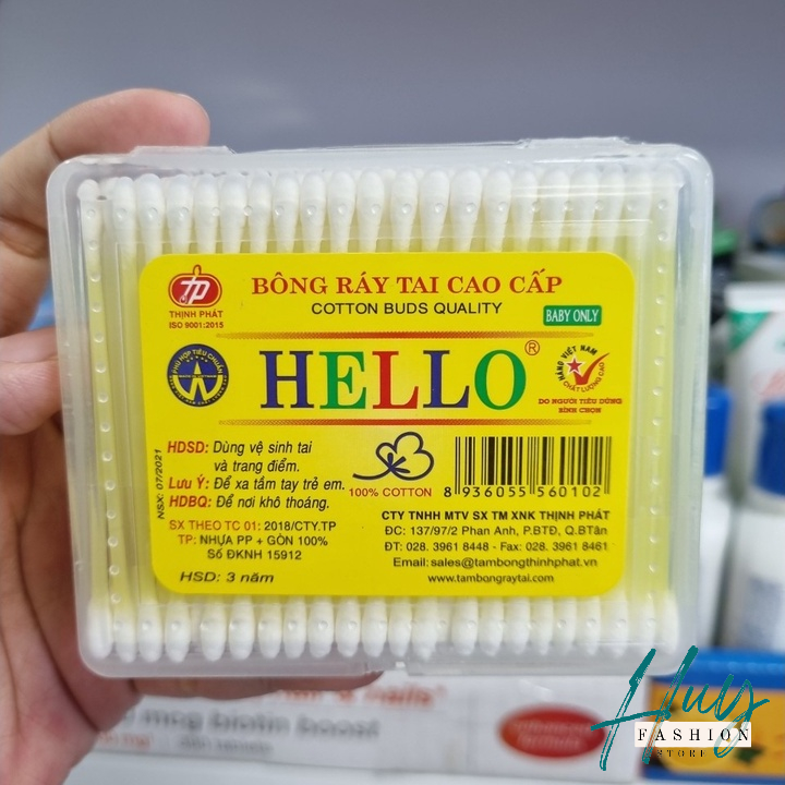 Tăm bông trẻ em khán﻿g khu﻿ẩn Jomi / Hello / Niva - Tăm bông ngoáy tai cho bé và người lớn