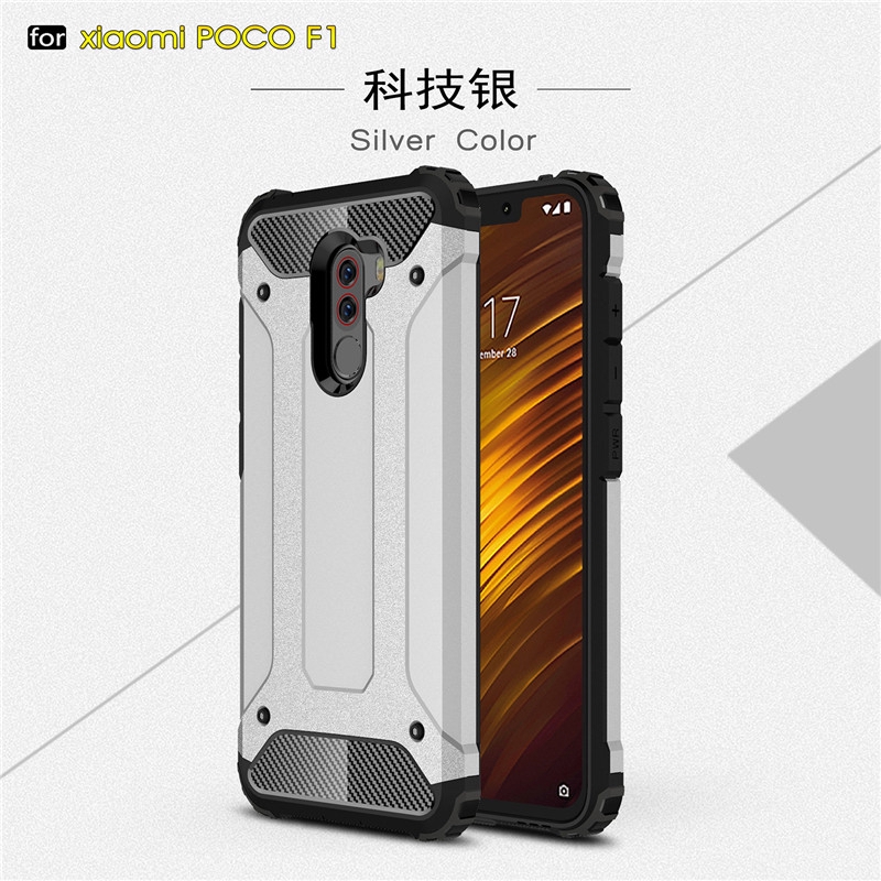 Ốp điện thoại silicone chống sốc 360 cho Xiaomi Poco F2 Pro Pocophone F1