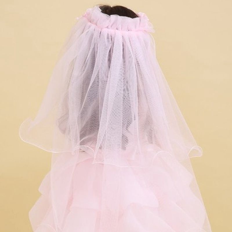 Khăn voan một lớp cho cô dâu