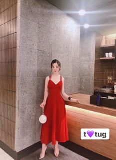Váy maxi hở lưng, đi biển siêu xinh