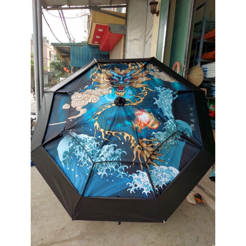 ô dù ô 2 tầng hàng cao cấp rộng 2m4 loại 1 vải 2 lớp siêu bền dùng che năng che mưa che ô câu y hình giá rẻ giá rẻ 9kka5