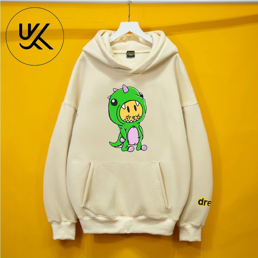 Áo Nỉ HOODIE Drew Khủng Long Nam Nữ, Form RỘNG CHUẨN Xu Hướng, nỉ bông Cao Cấp Unisex - KKIM Style | BigBuy360 - bigbuy360.vn