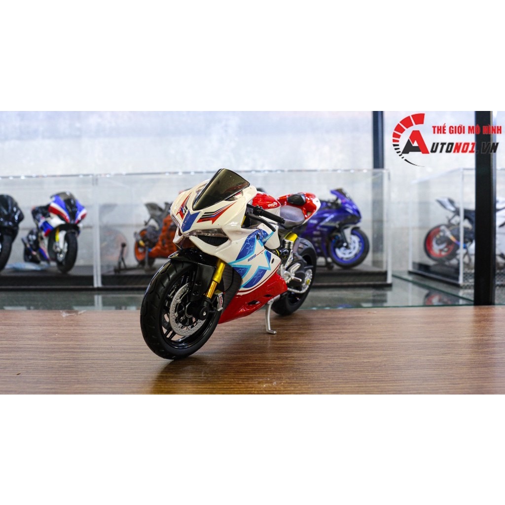 MÔ HÌNH XE ĐỘ DUCATI 1199 PANIGALE CUSTOM NICKY HAYDEN 69 1:12 AUTONO1 D183