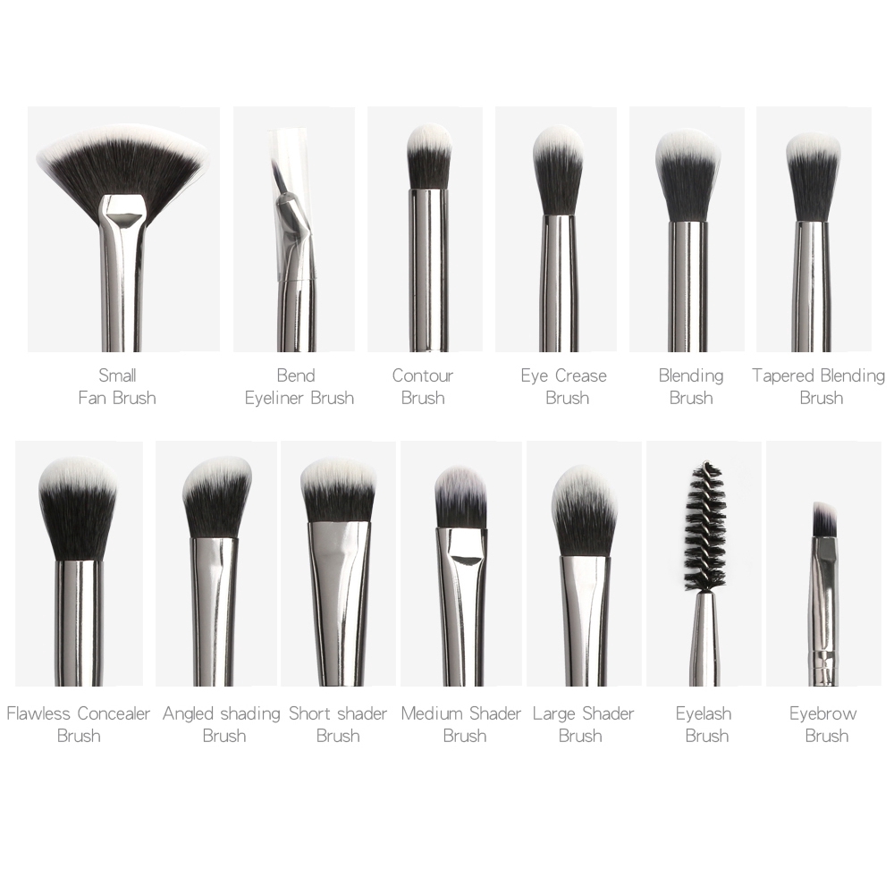 Set 12 cọ trang điểm đa năng chuyên nghiệp chất lượng cao