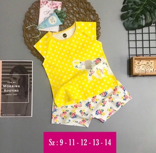 Bộ bé gái Lydo đủ size (12-40kg)