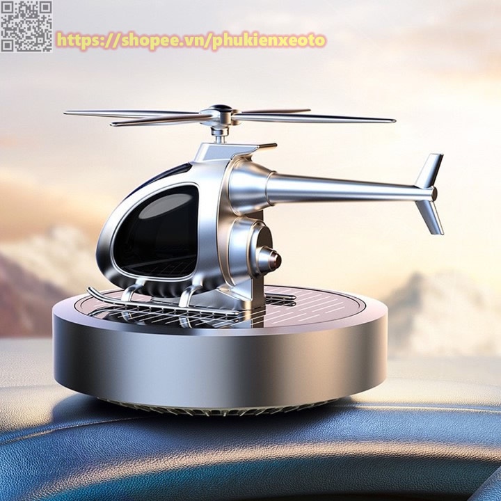 Nước hoa ô tô máy bay năng lượng mặt trời tặng kèm tinh dầu