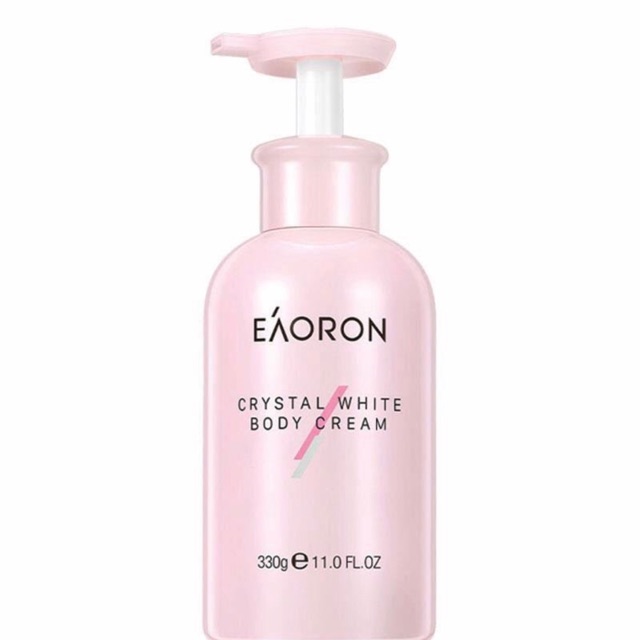 🍒🌸🌹Kem dưỡng trắng da toàn thân Eaoron Crystal White Body Cream 330g ( màu hồng )