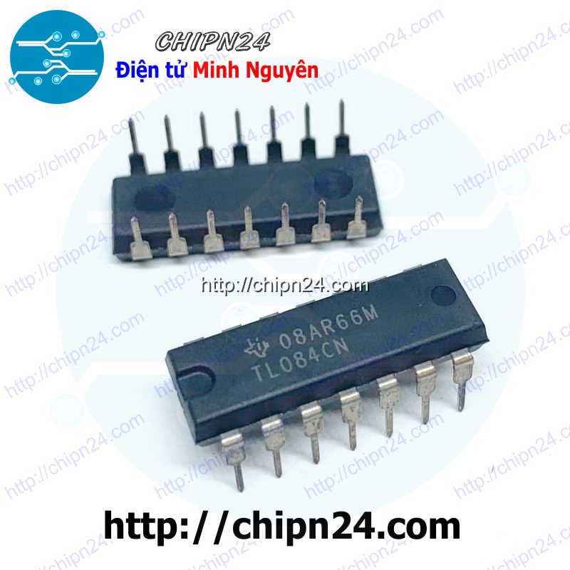 [1 CON] (DIP) IC TL084 DIP-14 (Hàng Tốt) (TL084CN TL 084)