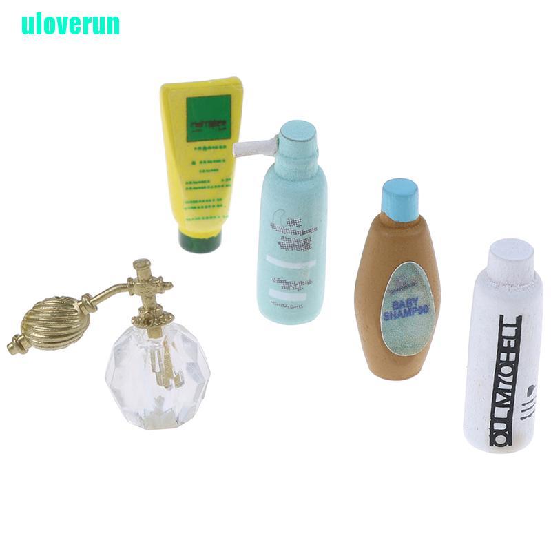 Bộ 5 Chai Sữa Tắm Tỉ Lệ 1: 12 Trang Trí Nhà Búp Bê