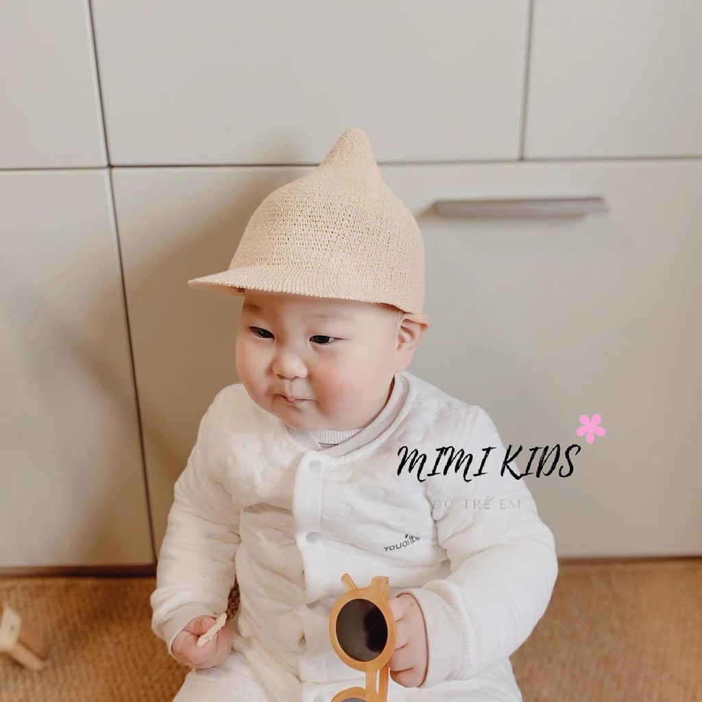 Mũ cói củ tỏi cho bé (6-18m) Mimi Kids