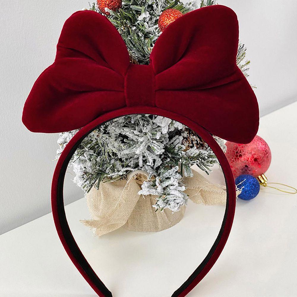 2 Băng Đô Nhung Đỏ Rửa Mặt Cho Nữ