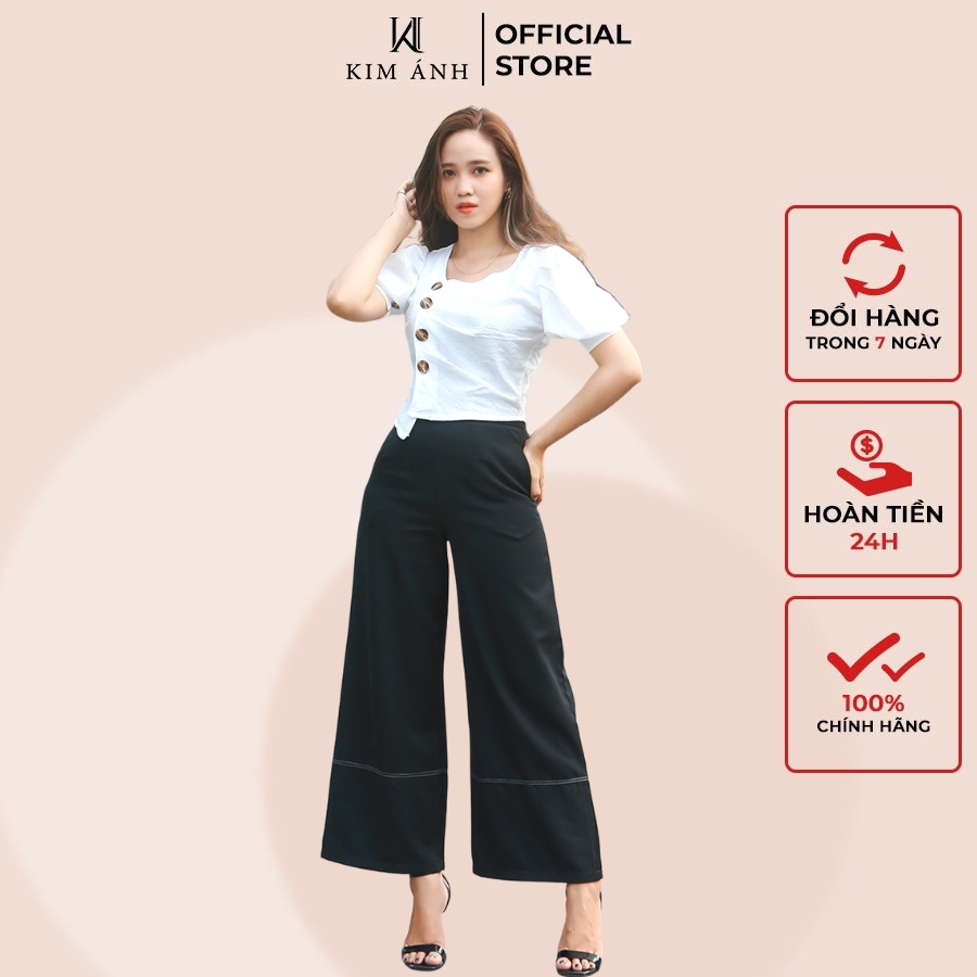 Quần tay dài ống loe Dynamic Pants - KIM ÁNH,QKSX16001