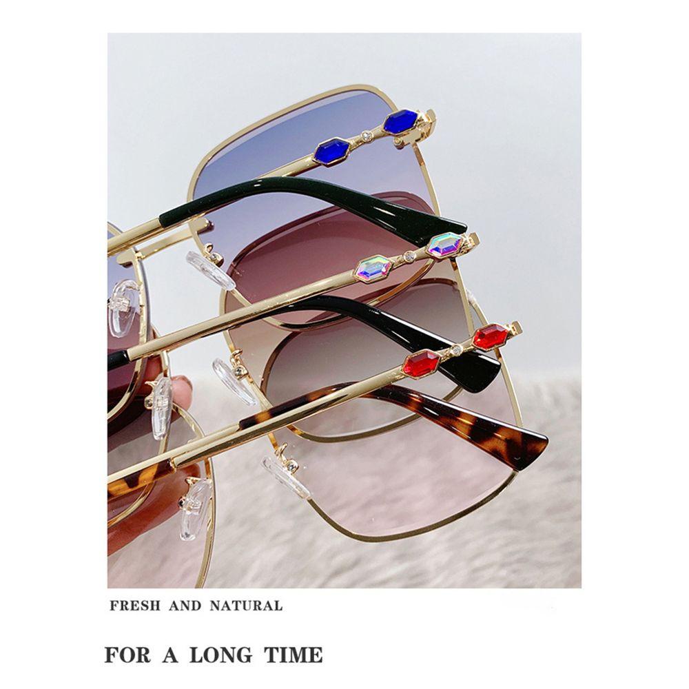 Kính Mát Gọng Vuông Chống Tia UV400 Phong Cách Vintage Thời Trang