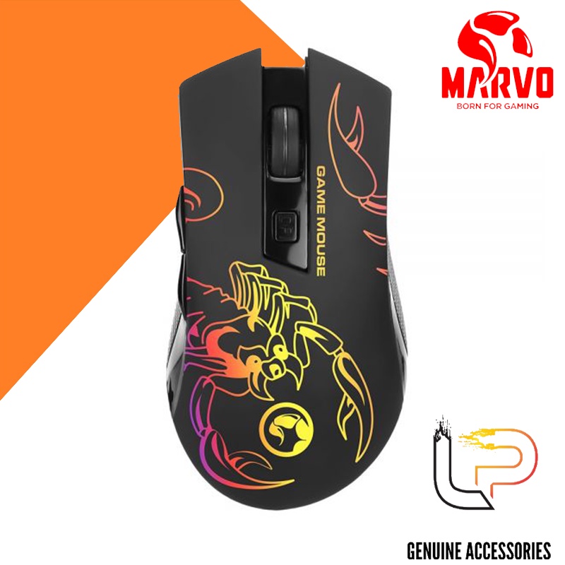 Chuột máy tính Marvo M209 Led - Chuột gaming Marvo M209