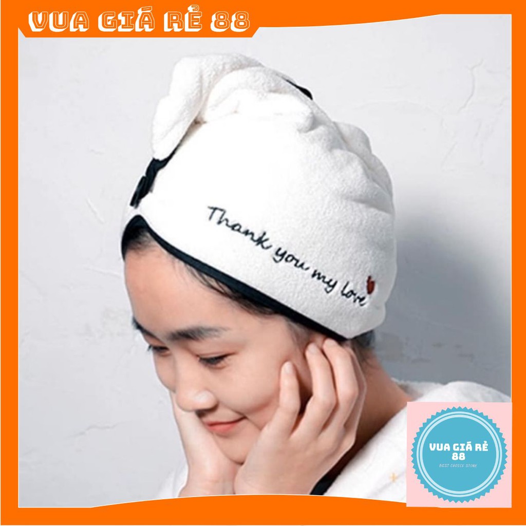 KHĂN QUẤN Ủ TÓC ❤️FREE SHIP❤️KHĂN LAU KHÔ TÓC SIÊU TỐC