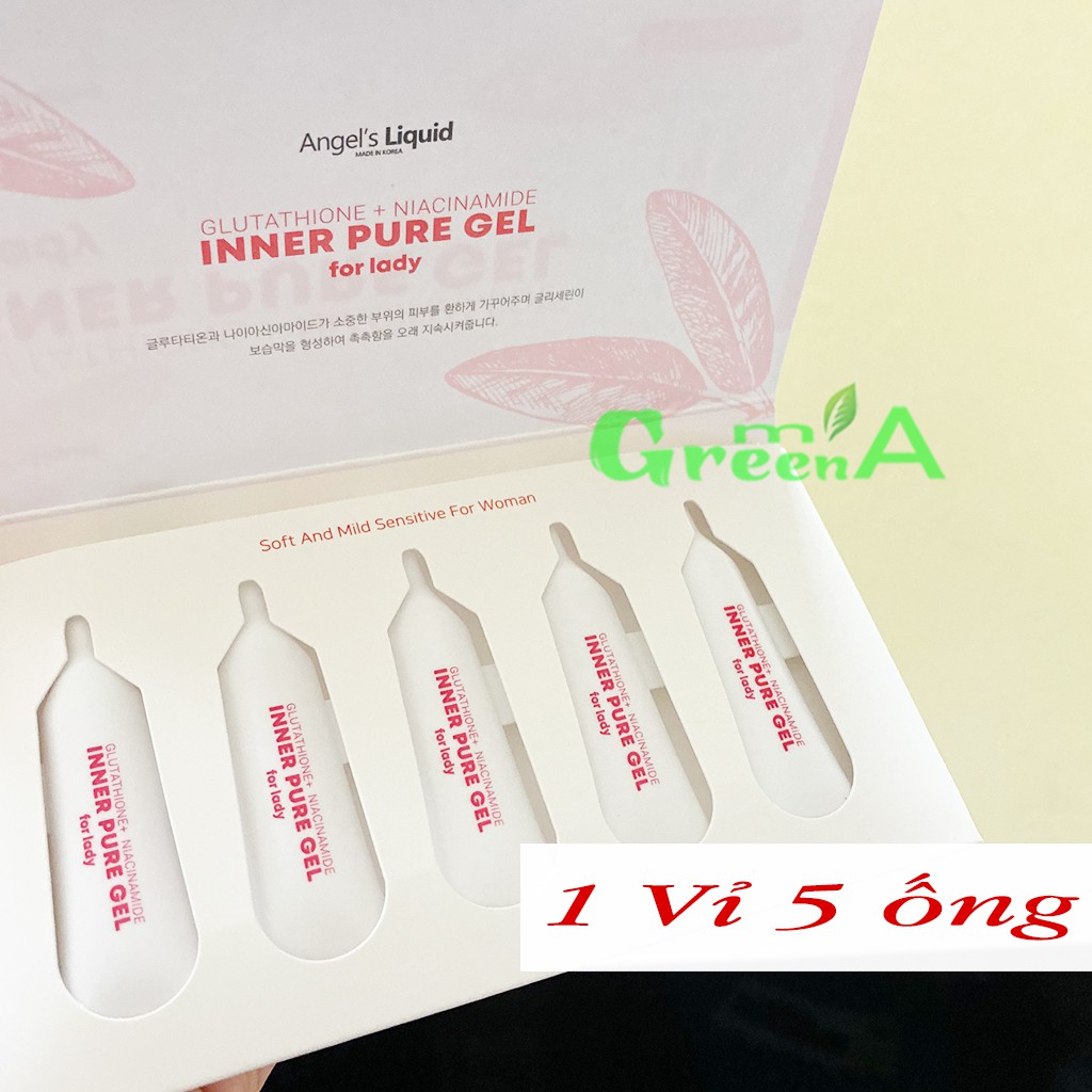 Siêu Tinh Chất Làm Hồng Se Khít Vùng Kín Angel's Liquid Glutathione Plus Niacinamide Inner Pure Gel 2ml