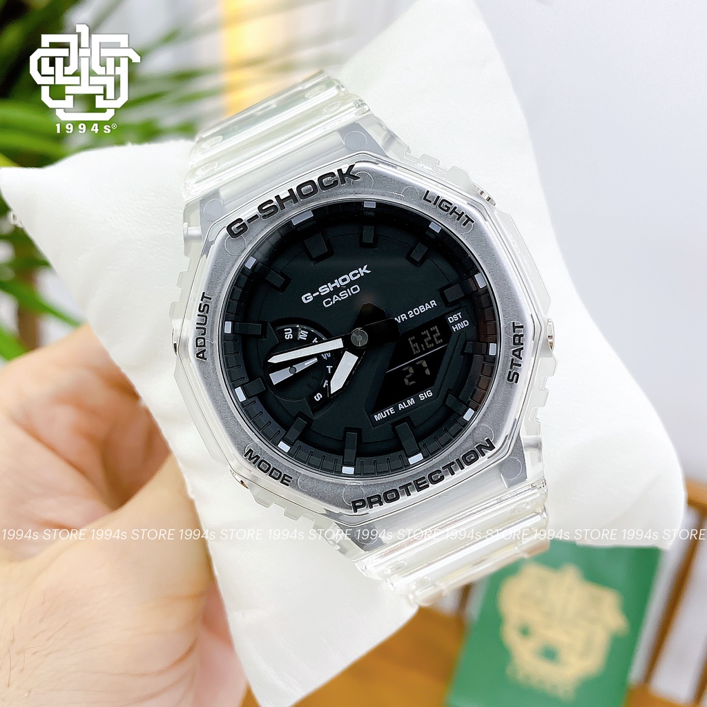 Đồng hồ nam Casio G-Shock GA-2100SKE-7A chống va đập, chống nước 200m, hàng chính hãng
