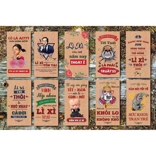 LÌ XÌ XÌ TIN.....LÌ MỘT XU THÔI LÀ NHỚ NHAU CẢ ĐỜI 8K/ 10 CÁI