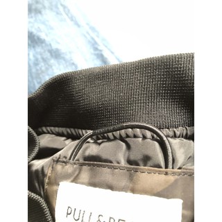 Áo khoác Bomber PULL&BEAR rằn ri màu lính cá tính Quilted bomber jacket