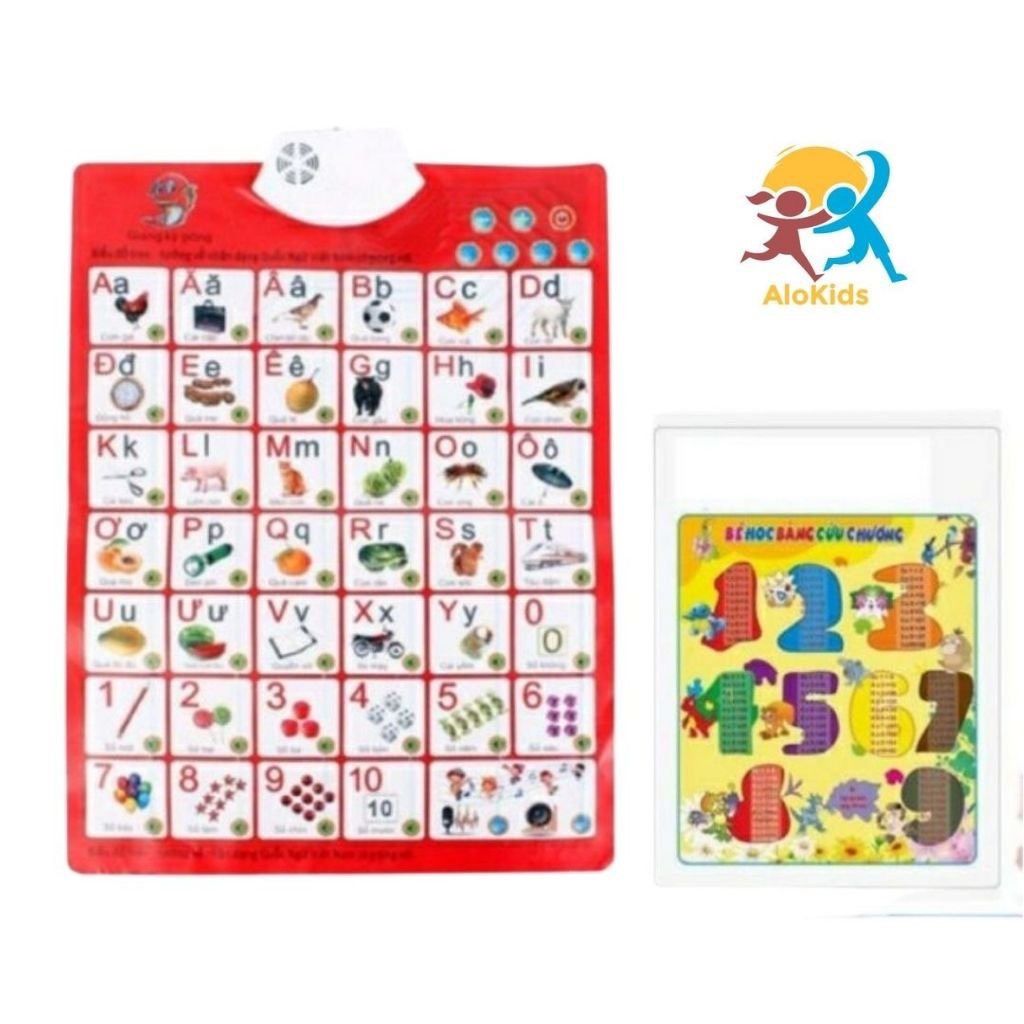 Bảng Chữ Cái Và Chữ Số Tiếng Việt Thông Minh Có Giọng Nói Treo Tường Cho Bé, Mẹ Mốc Shop, Bcct, Qc