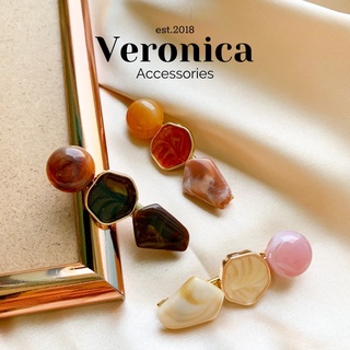 Kẹp tóc mái vân đá Hàn Quốc veronica nhiều kiểu