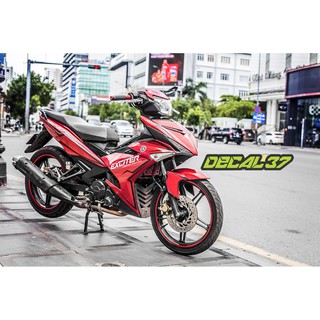 Tem Trùm Exciter 150 Đỏ light Đen