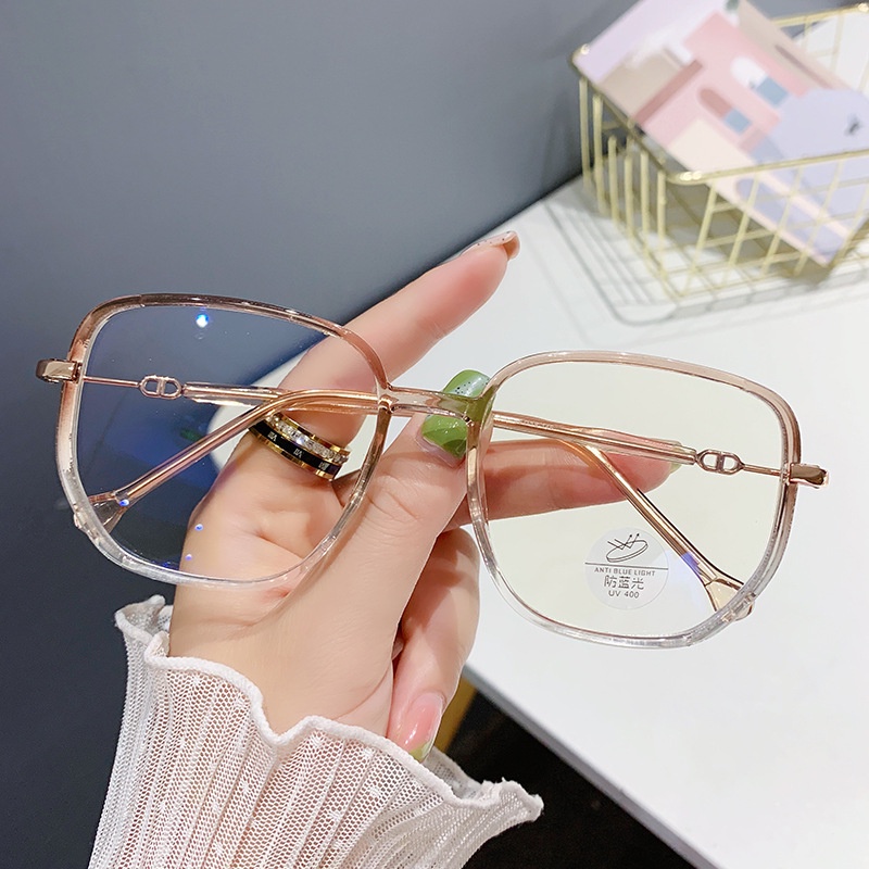 Kính mắt CHARMRAY TR90 chống tia bức xạ phong cách cổ điển thời trang dành cho cả nam và nữ