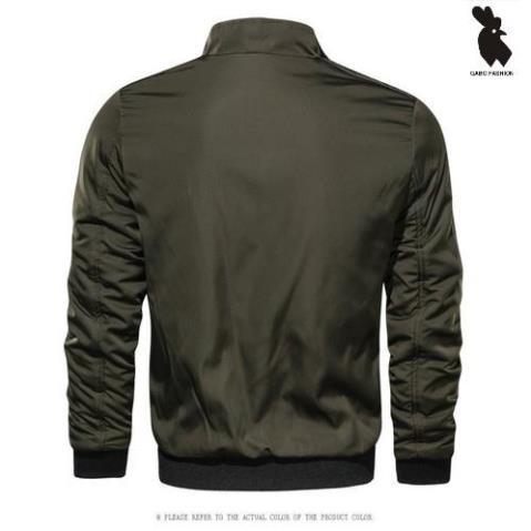 Áo khoác dù 2 lớp cao cấp cổ đứng chống thấm nước phối viền dạ quang, túi khóa HCM Fashion GB199 - GB199