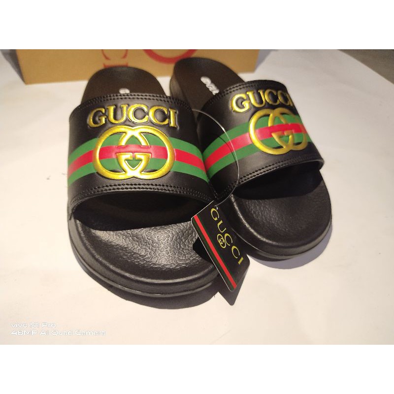 Sandal Gucci Màu Đen Thời Trang Cho Nam Và Nữ